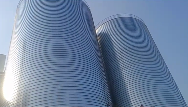 太谷2座混凝土高架卷板仓